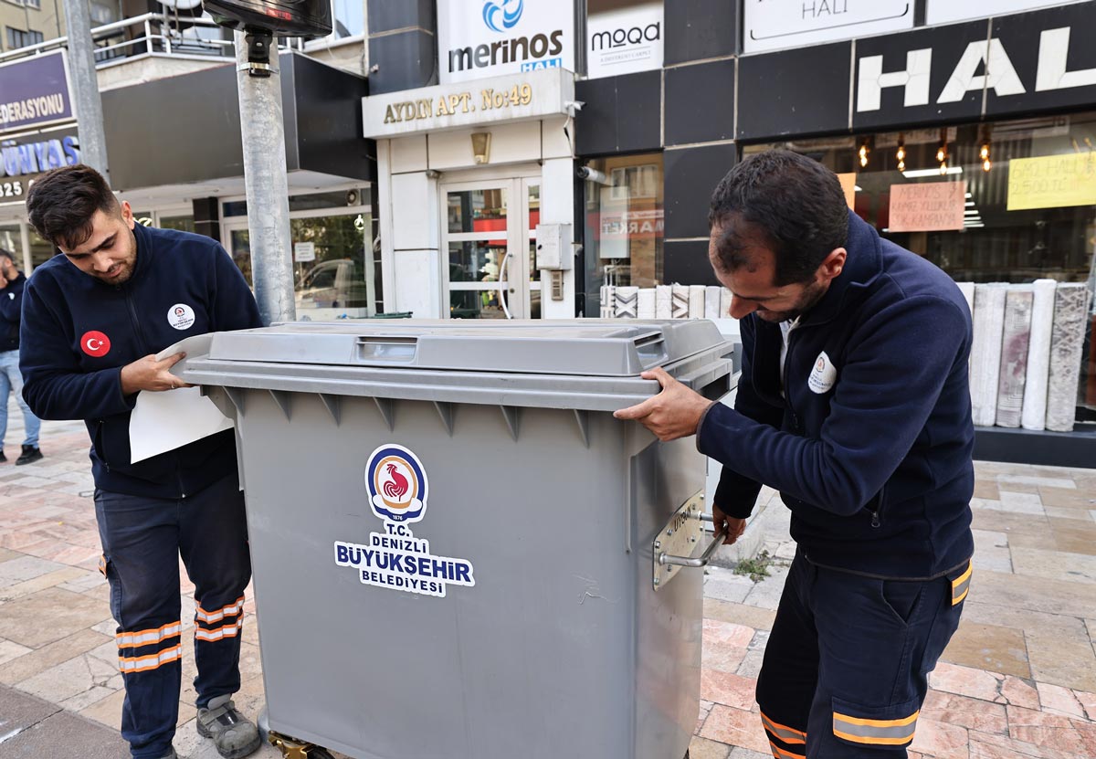 BİDONLAR KALKTI KONTEYNER GELDİ