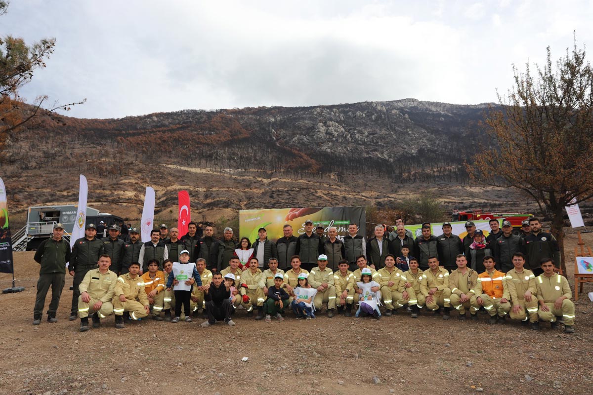 BİNLERCE FİDAN TOPRAKLA BULUŞTU