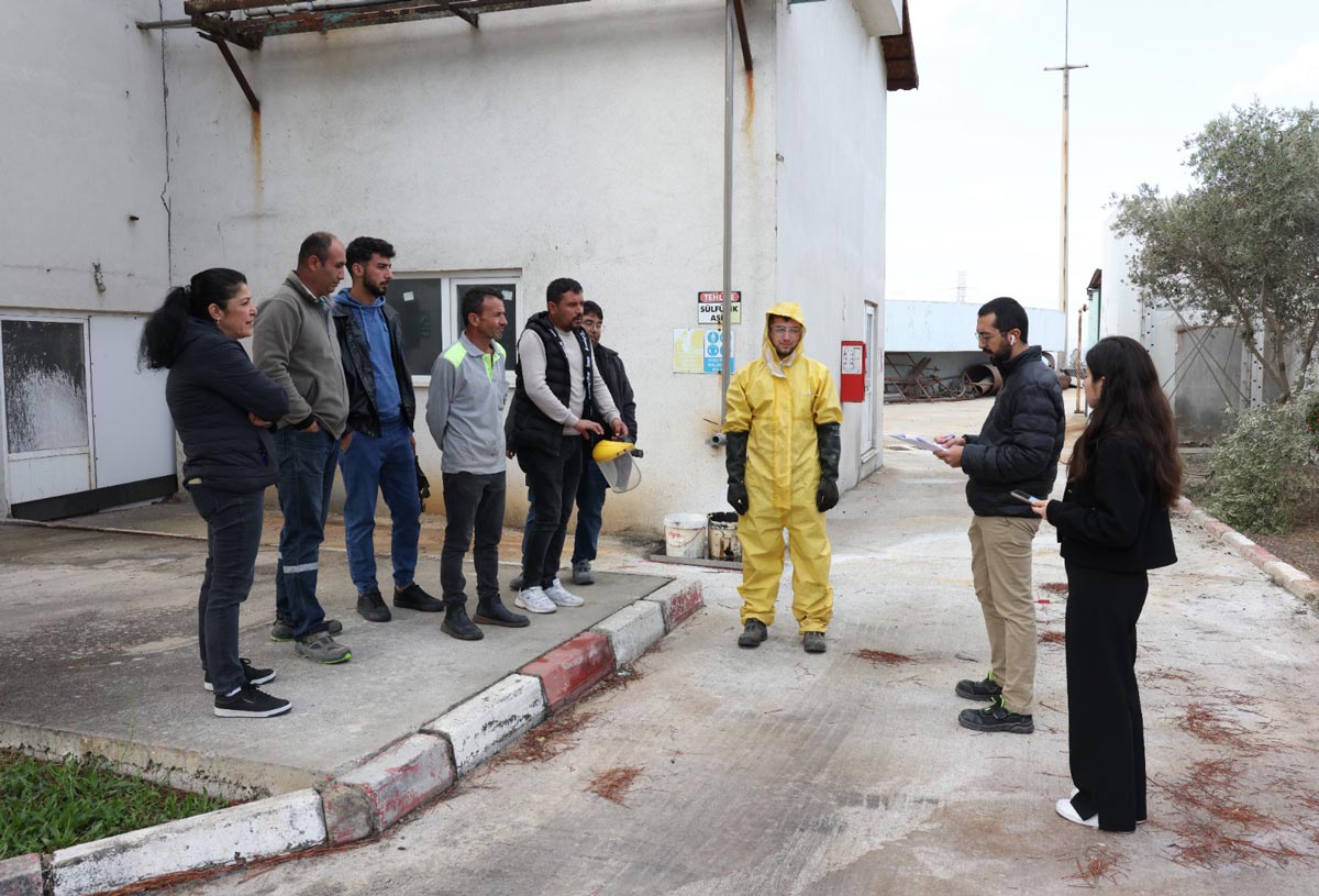 DENİZLİ OSB’DE KİMYASAL KAZALARINA KARŞI TATBİKAT YAPILDI