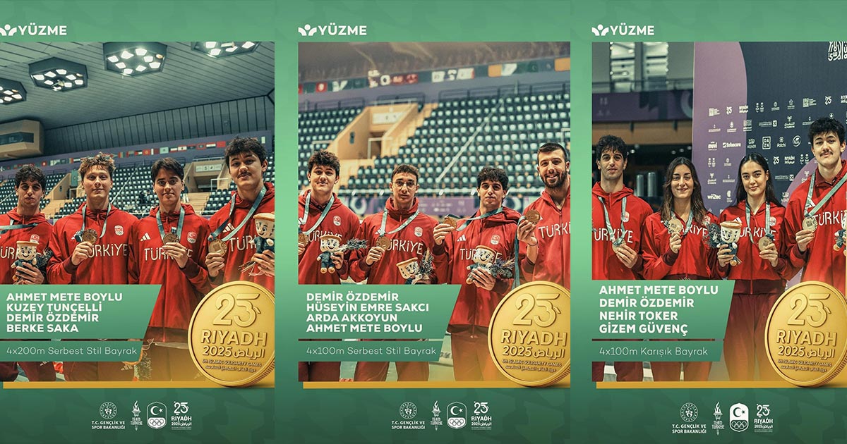 DENİZLİLİ YÜZÜCÜDEN TARİHİ BAŞARI