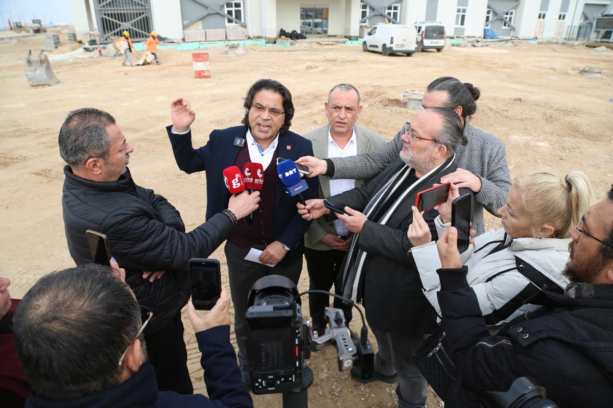 CHP’Lİ HORZUM’U ŞANTİYEYE ALMADILAR