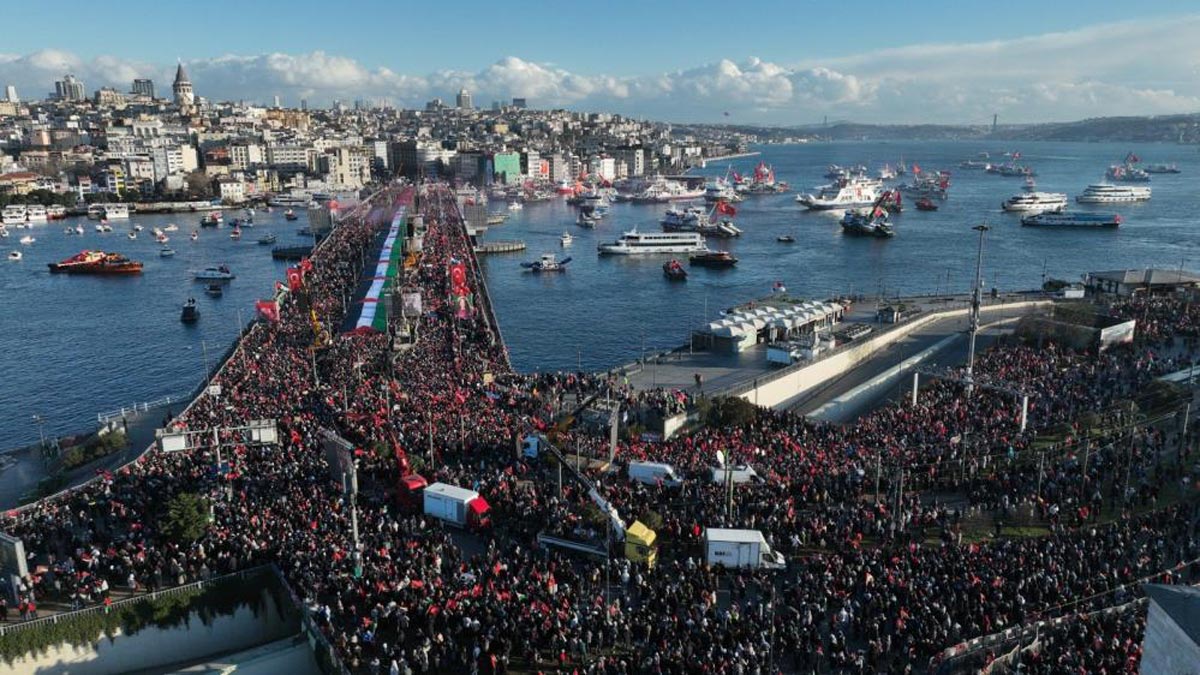 DENİZLİ’DEN FİLİSTİN’E DESTEK