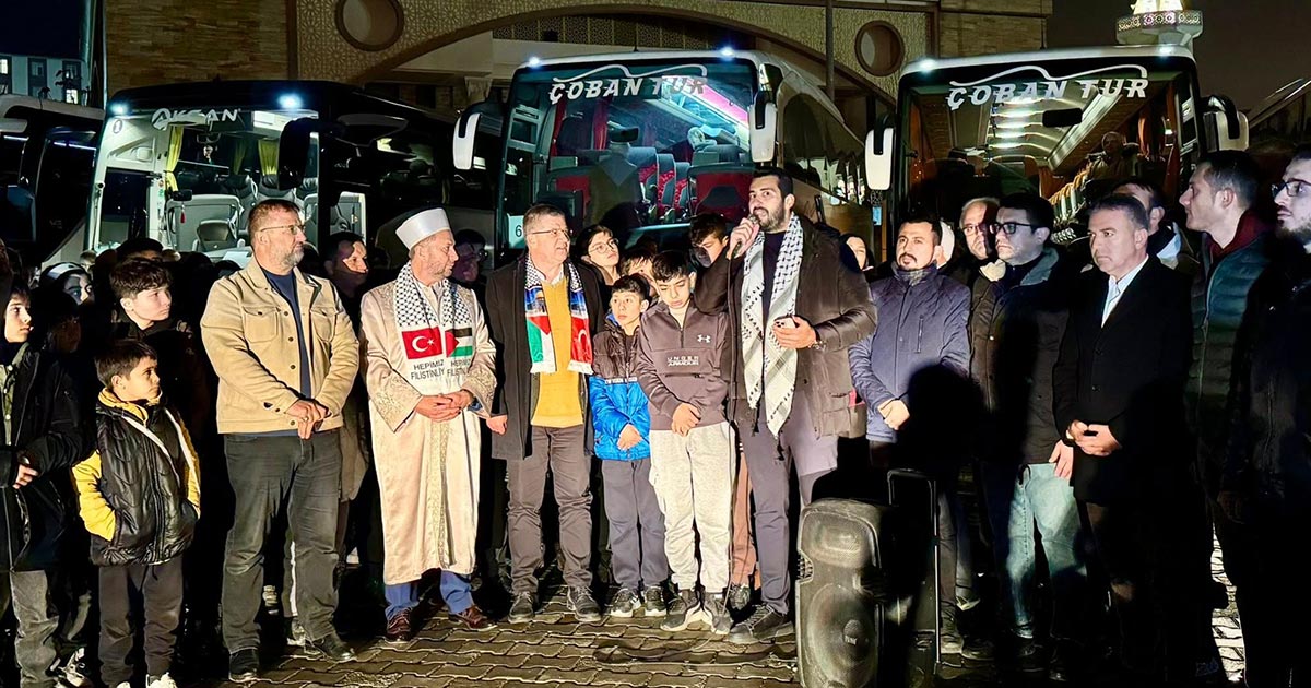 DENİZLİ’DEN FİLİSTİN’E DESTEK