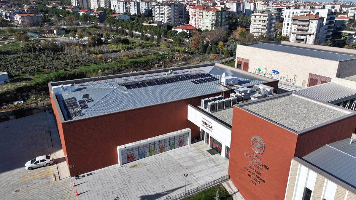 ENGELSİZ YAŞAM MERKEZİNE GES KURULDU