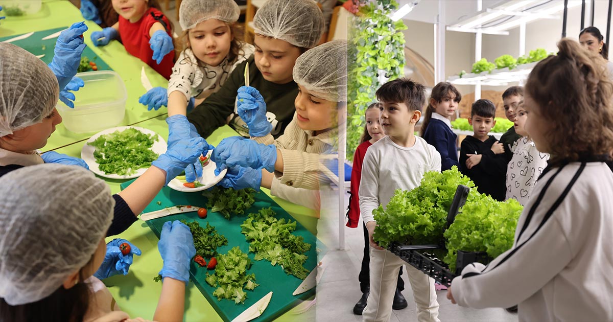 BİLİM MERKEZİ’NDE TOPRAKSIZ TARIM