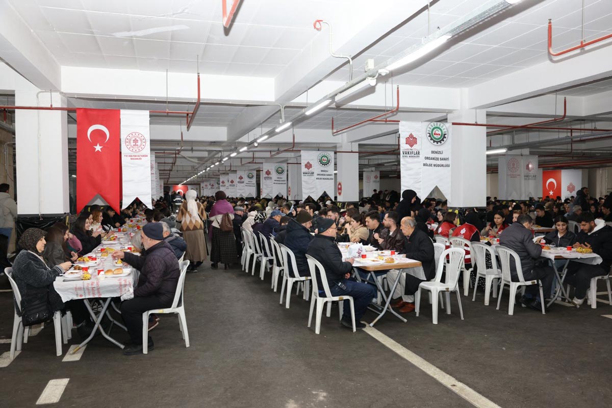 DENİZLİ OSB’DEN 3 BİN KİŞİLİK İFTAR