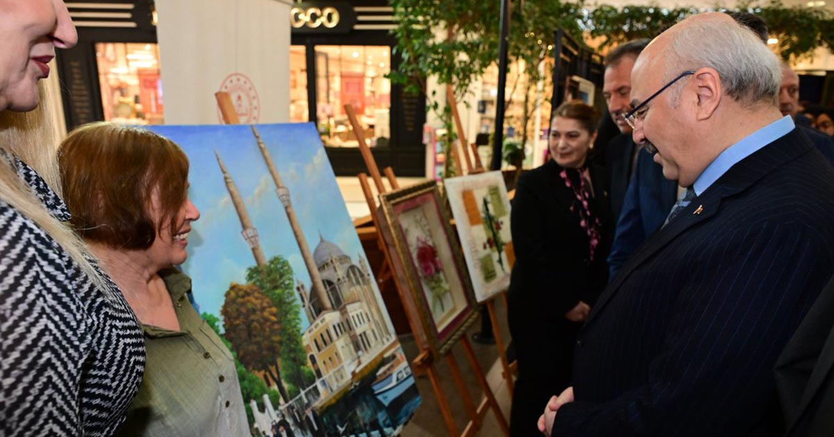 GELENEKSEL SANATLAR SERGİSİ AÇILDI