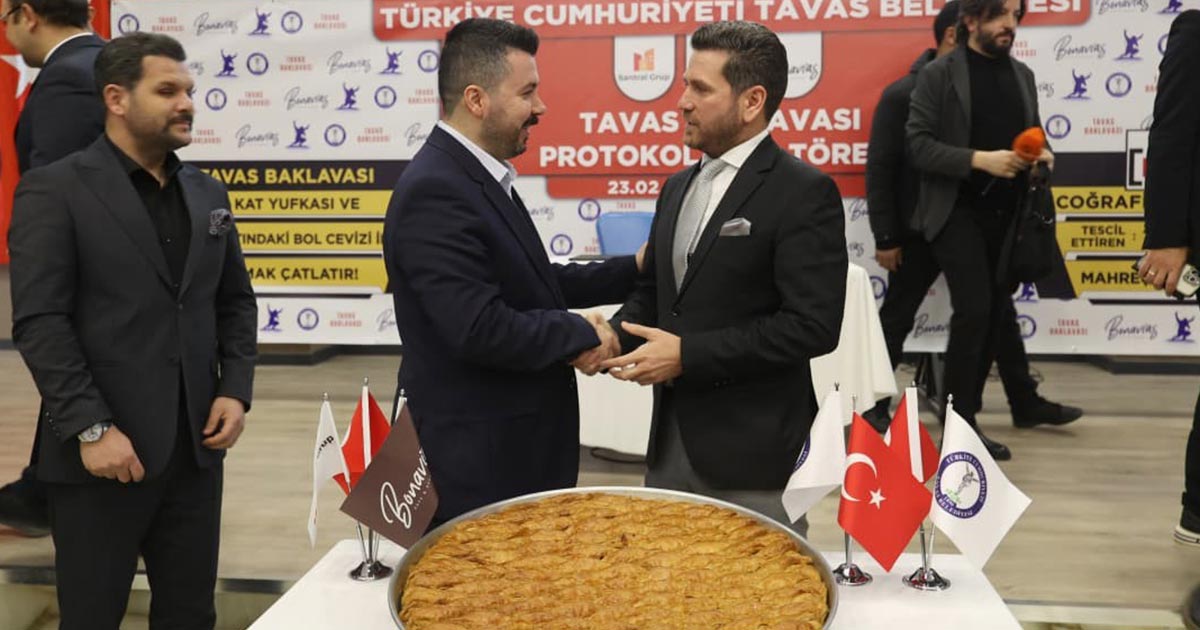 TAVAS BAKLAVASI DÜNYA PAZARINA AÇILIYOR