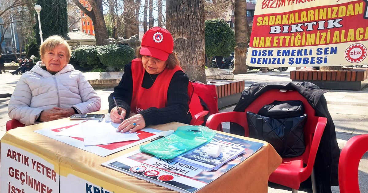 EMEKLİNİN 4 BİN LİRA İSYANI