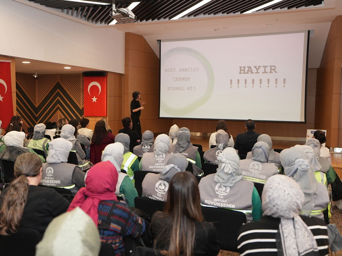 BÜYÜKŞEHİRDEN KADIN PERSONELE SAĞLIK EĞİTİMİ