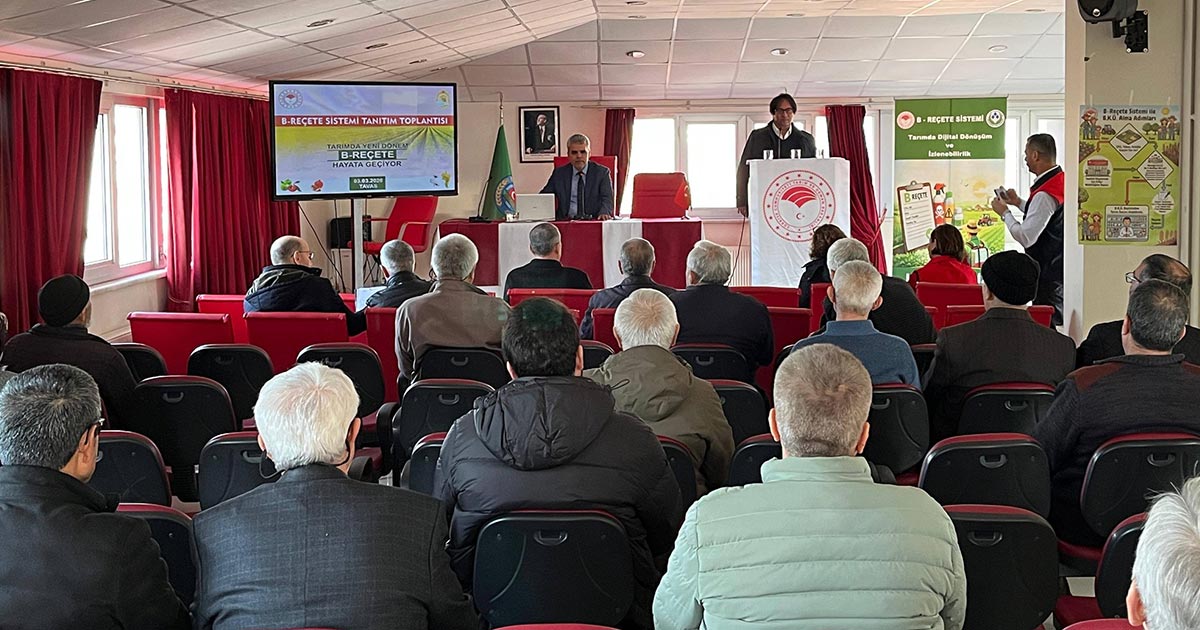 ÇİVRİL’DE BUDAMA TAVAS’TA B REÇETE EĞİTİMİ