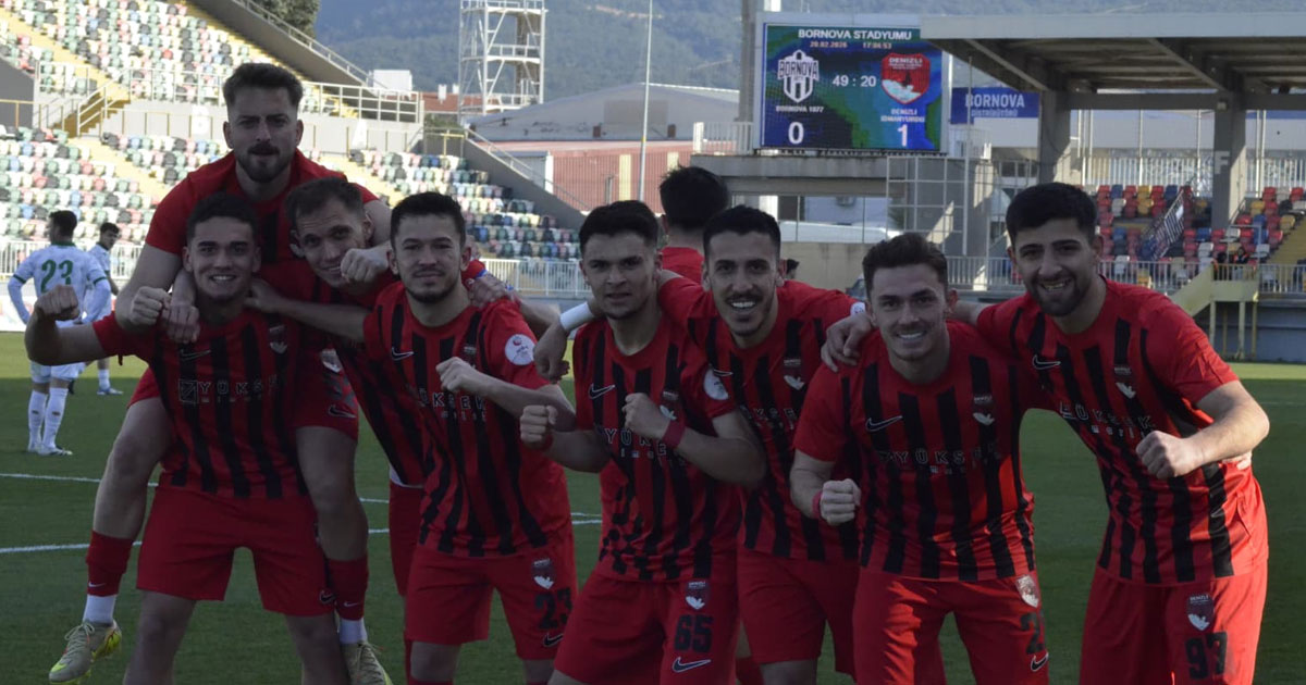 DENİZLİ İDMANYURDU BORNOVA ENGELİNİ TEK GOLLE AŞTI