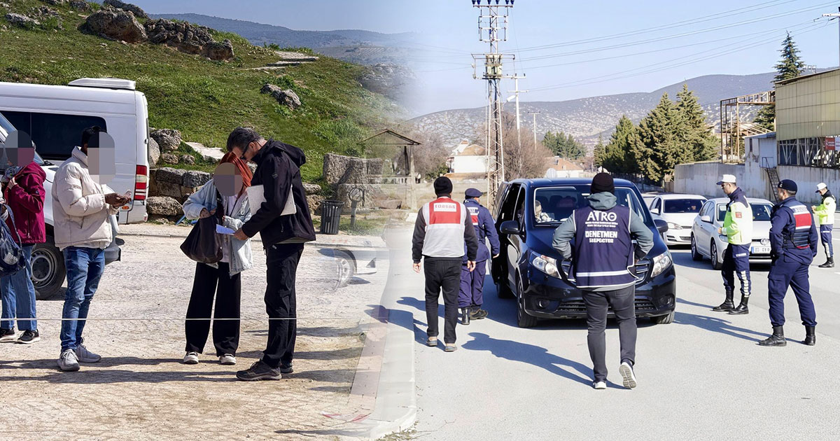 TUR OTOBÜSLERİ DENETLENDİ, ACENTELERE CEZA KESİLDİ!