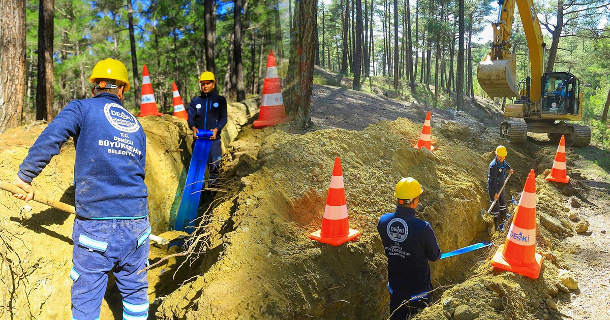YOLÇATI’YA 5 KAYNAKTAN TEMİZ SU