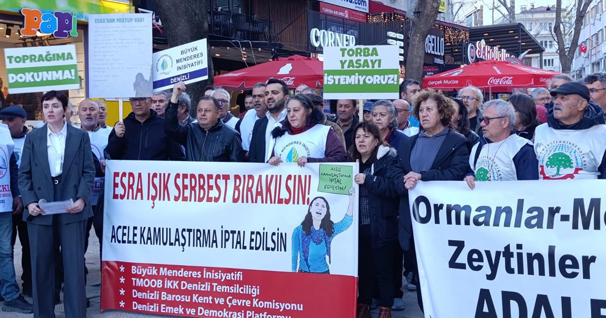 ÇEVRECİLER ESRA İÇİN SOKAKTA