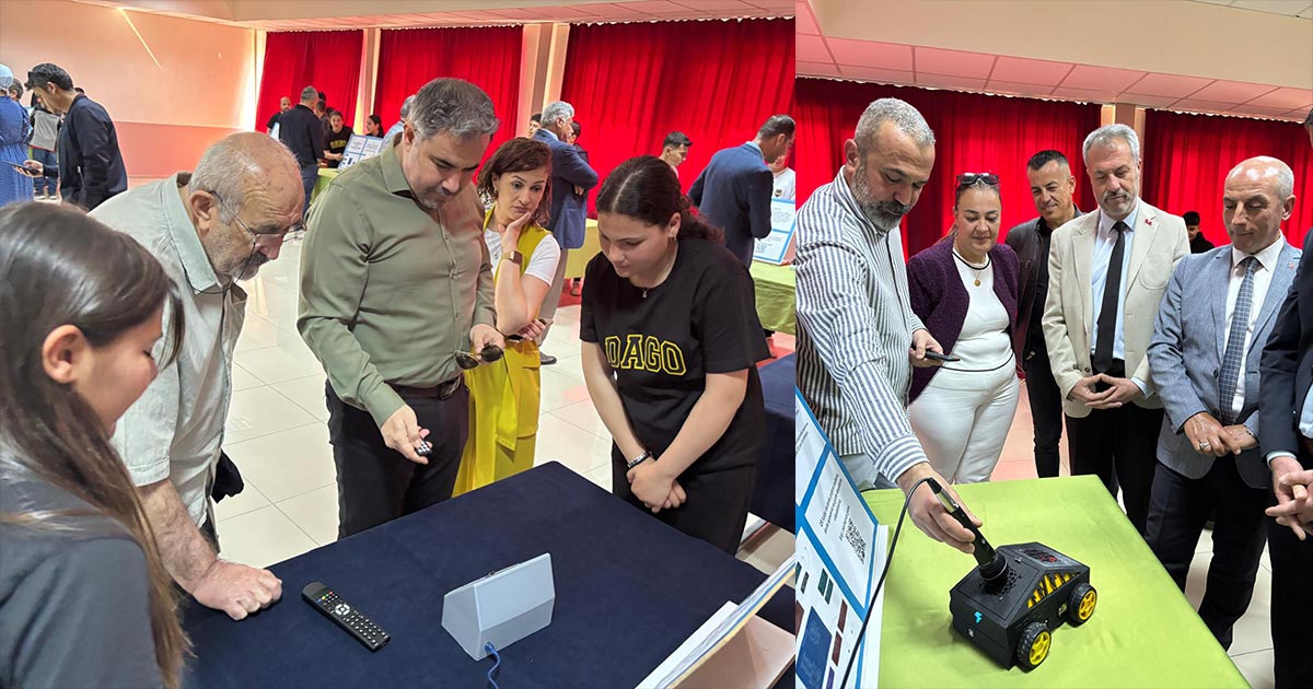 GELECEĞİN MÜHENDİSLERİ PROJELERİNİ SERGİLEDİ