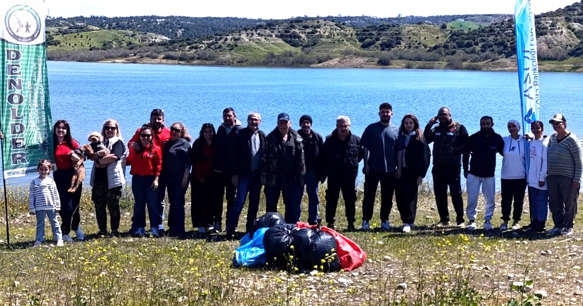 BARAJIN ETRAFINI TEMİZLEDİLER