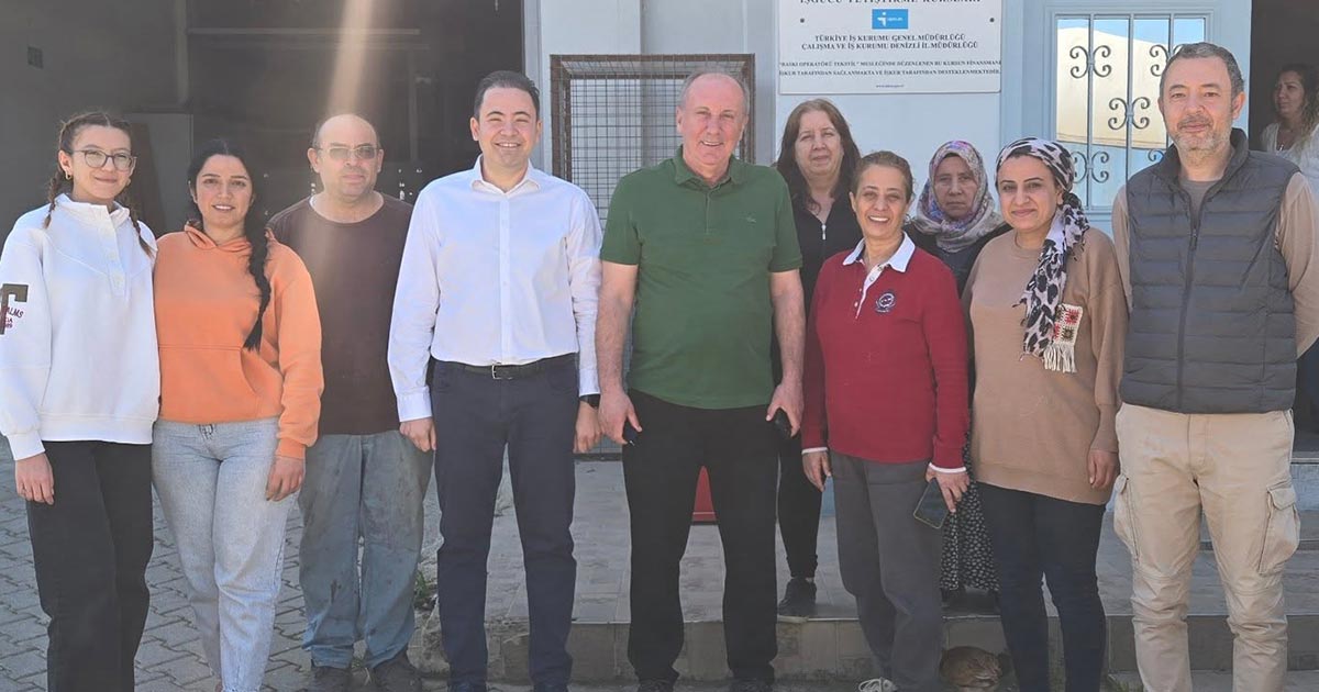 MUHARREM İNCE DENİZLİ’DE YOL ARKADAŞLARIYLA BULUŞTU