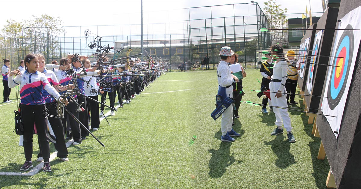 DENİZLİ’DE MİNİK OKÇULAR 23 NİSAN İÇİN YARIŞTI