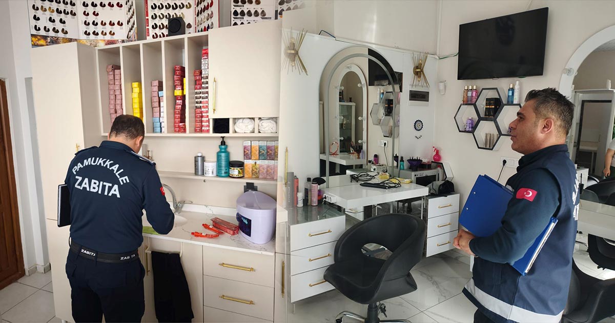 GÜZELLİK MERKEZLERİNDE SIKI TAKİP