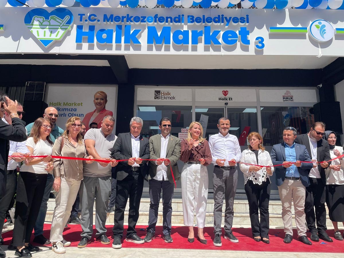 HALK MARKET’İN 3. ŞUBESİ AÇILDI