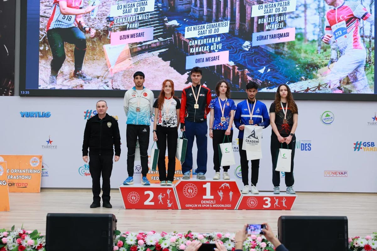 ORYANTİRİNG TÜRKİYE ŞAMPİYONASI DENİZLİ’DE GERÇEKLEŞTİ