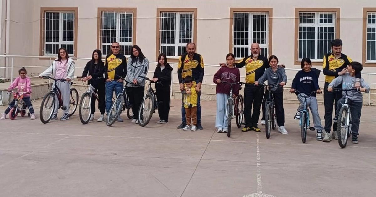 SAZAK’TA BİSİKLETLER YENİDEN YOLLARDA