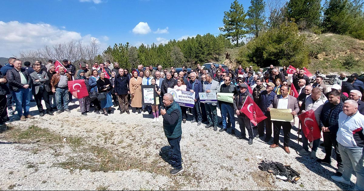 BULDAN’DAKİ MADEN SAHASINDA AĞAÇ KESİMİ BAŞLADI