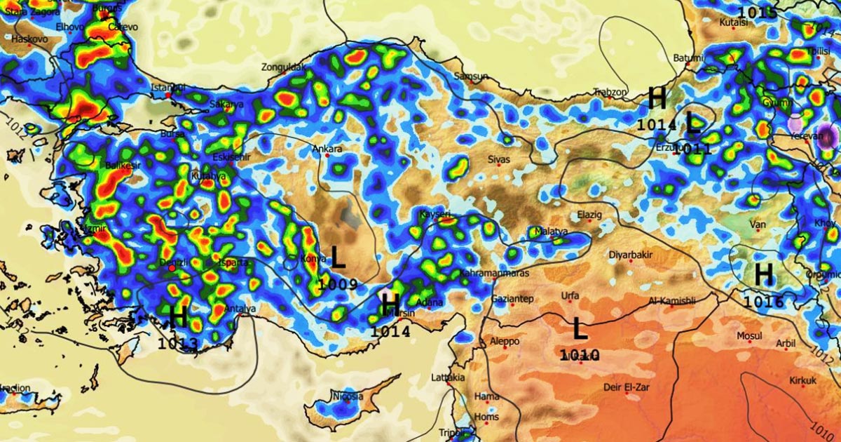 DENİZLİ KUVVETLİ YAĞIŞ SİSTEMİNE GİRİYOR