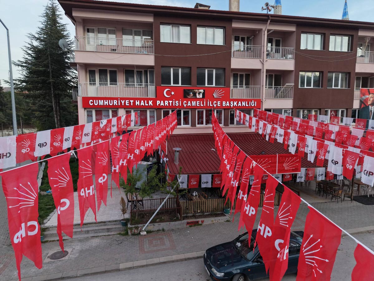 CHP ÇAMELİ İLÇE BİNASI AÇILDI