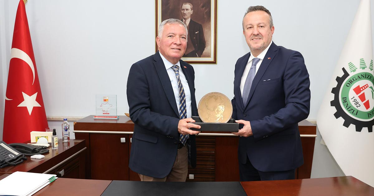 DENİZLİ OSB YÖNETİMİNE TEBRİK ZİYARETLERİ SÜRÜYOR