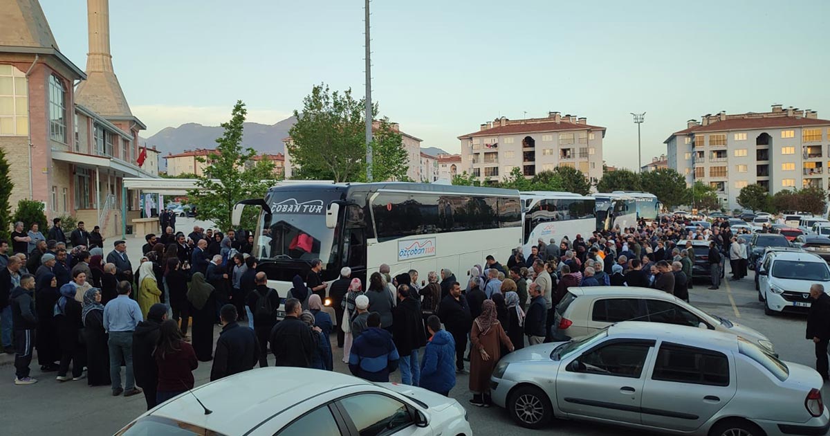 HACI ADAYLARI KUTSAL TOPRAKLARA UĞURLANDI