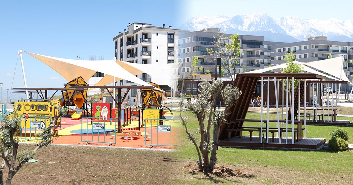 MERKEZEFENDİ BELEDİYESİ'NDEN KARAHASANLI'YA BARIŞ PARKI