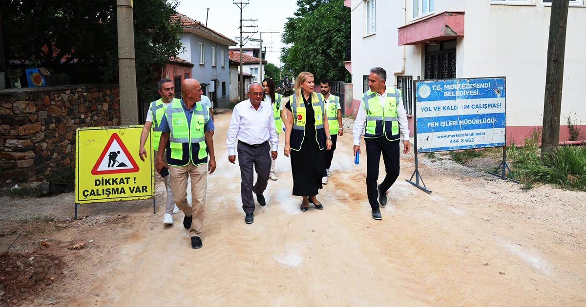 HİSAR’DA YOLLAR YENİLENİYOR