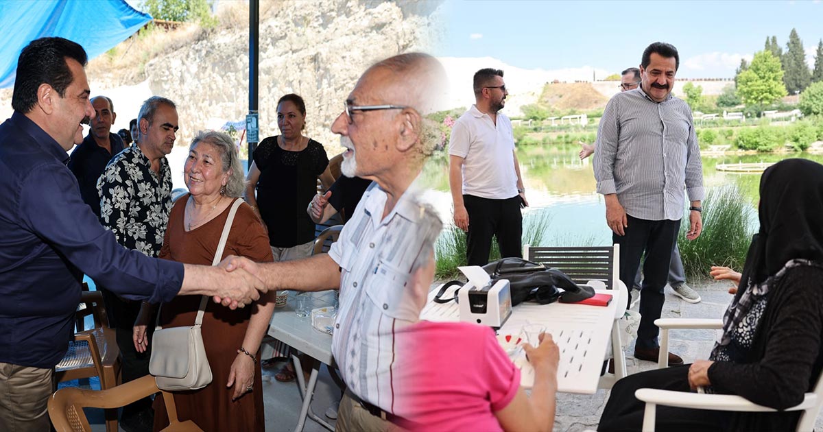 BAŞKAN ERTEMUR'DAN HAFTA SONU MAHALLE MESAİSİ