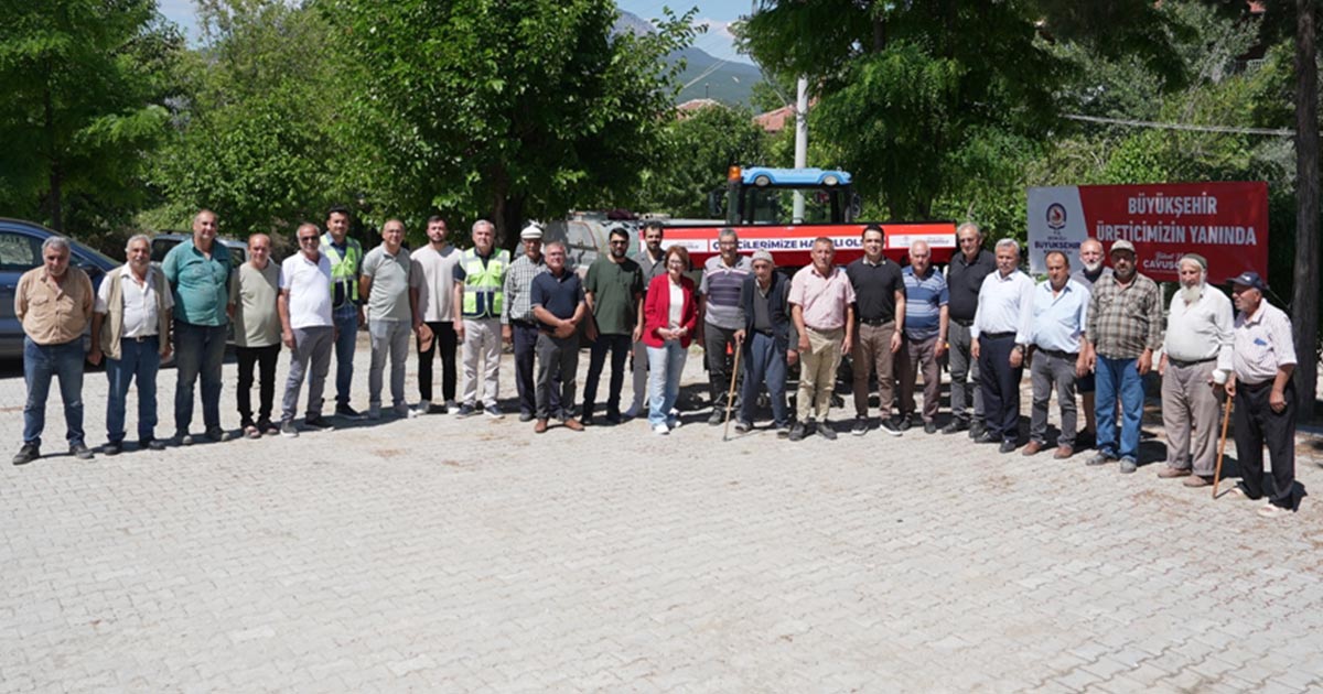 BOZKURTLU ÜRETİCİLERE ÇAPA MAKİNESİ DESTEĞİ