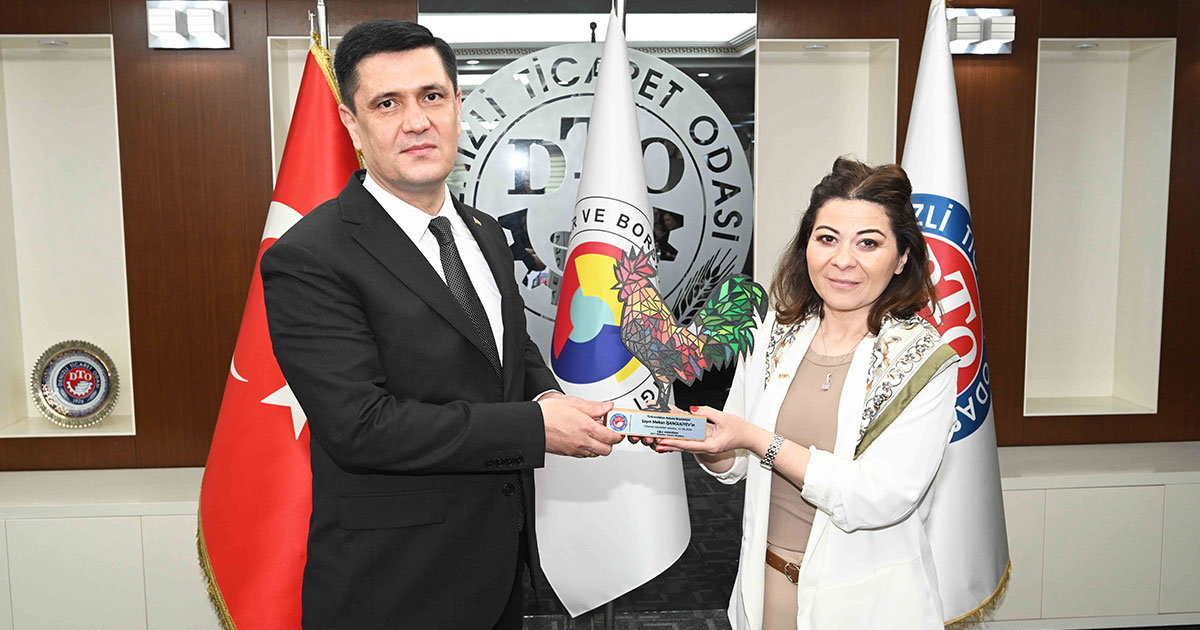 TÜRKMENİSTAN BÜYÜKELÇİSİ: DENİZLİ LOJİSTİK ÜSSÜMÜZ OLACAK