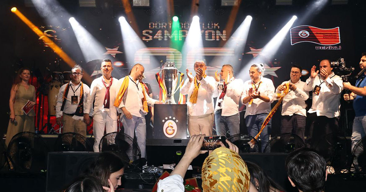 GALATASARAY ŞAMPİYONLUK KUPASI DENİZLİ'DE