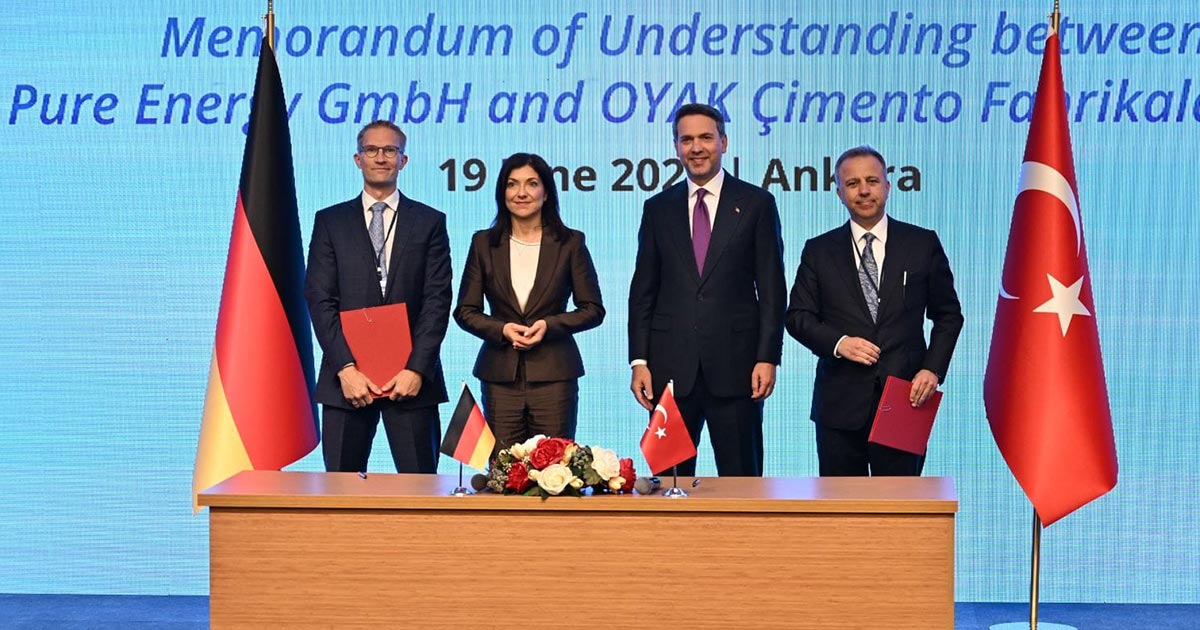 OYAK ÇİMENTO VE PUREENERGY’DEN SÜRDÜRÜLEBİLİR GELECEK İÇİN STRATEJİK ORTAKLIK