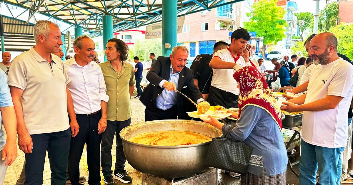 40 KAZAN AŞURE VE KEŞKEK İKRAM EDİLDİ