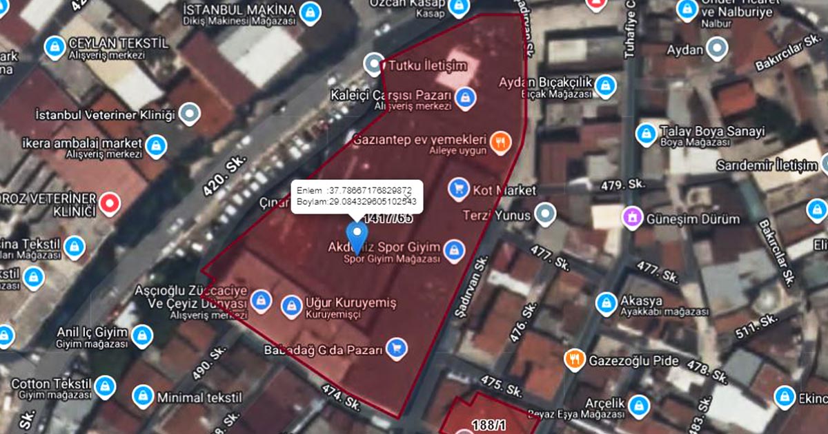 KALEİÇİ PAZAR YERİ YIKILACAK