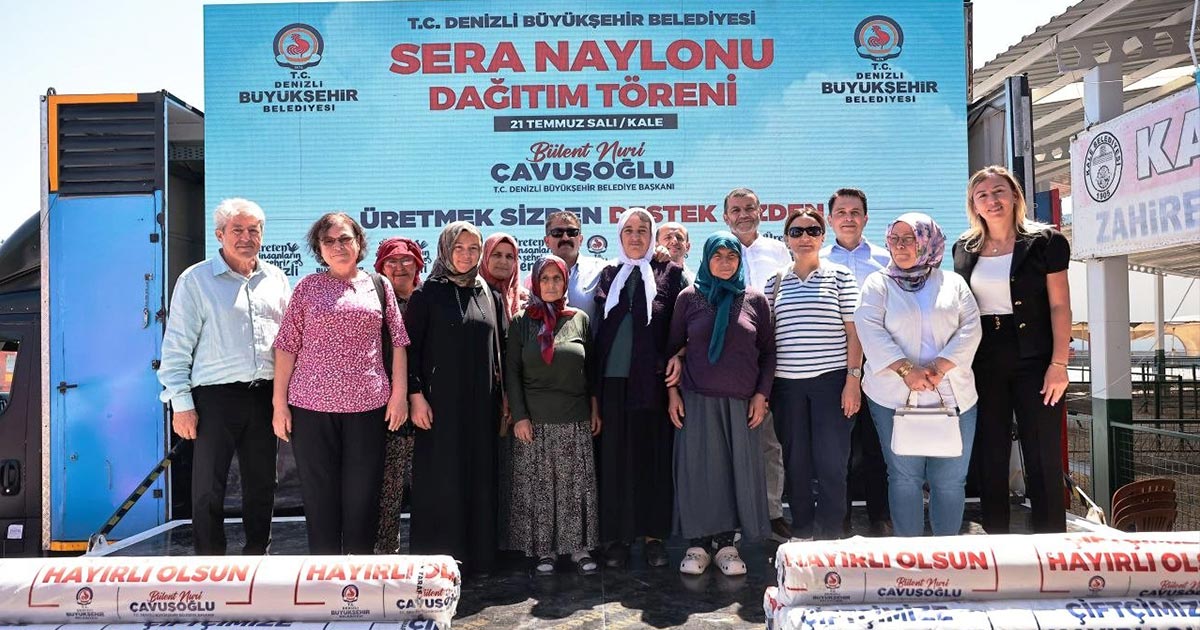 2 BİN 242 ÜRETİCİYE SERA NAYLONU DESTEĞİ