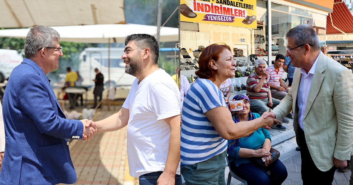 AK PARTİ TEŞKİLATI HANE ZİYARETİNDE