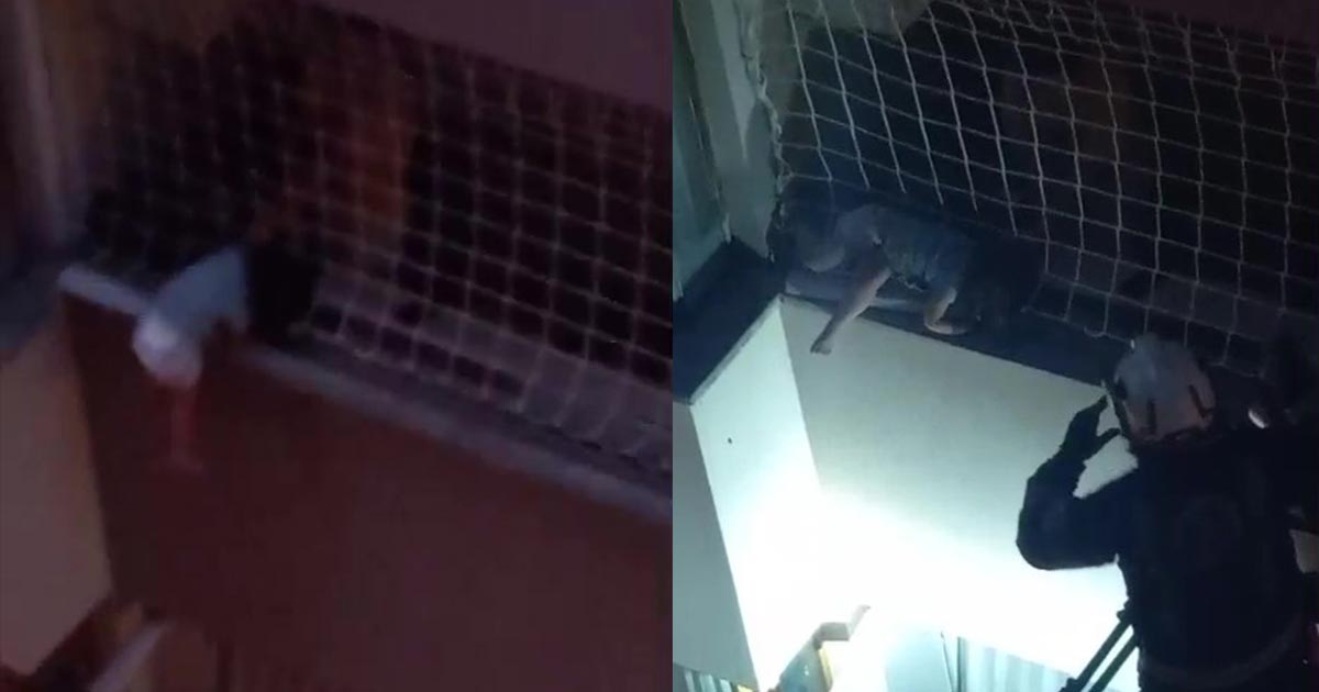 ANNESİ DAKİKALARCA TUTTU