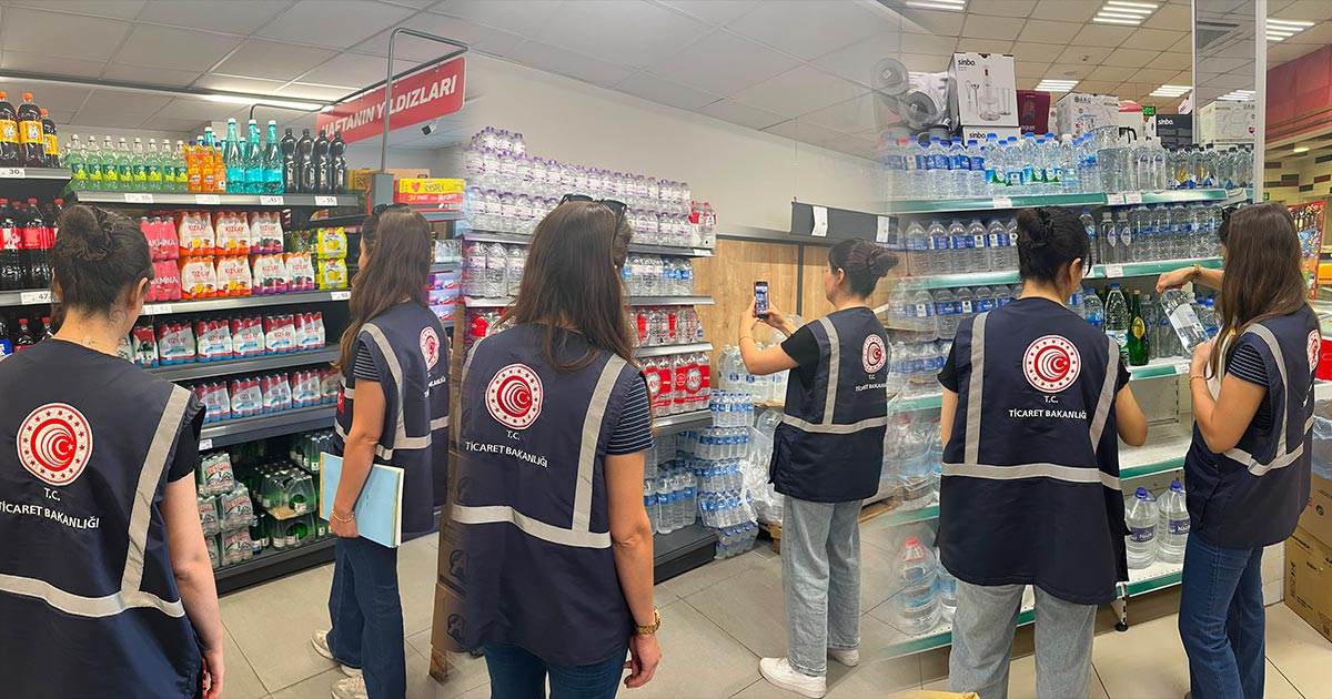 MARKETLERDE SU VE SODA DENETİMİ
