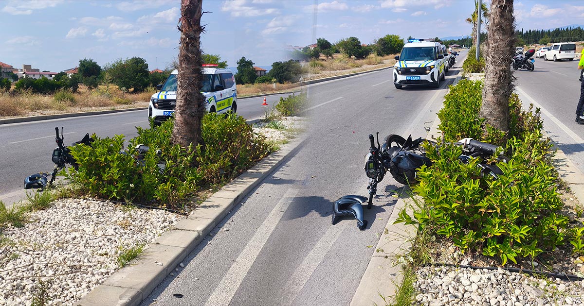 MOTOSİKLET SÜRÜCÜSÜ AĞIR YARALANDI