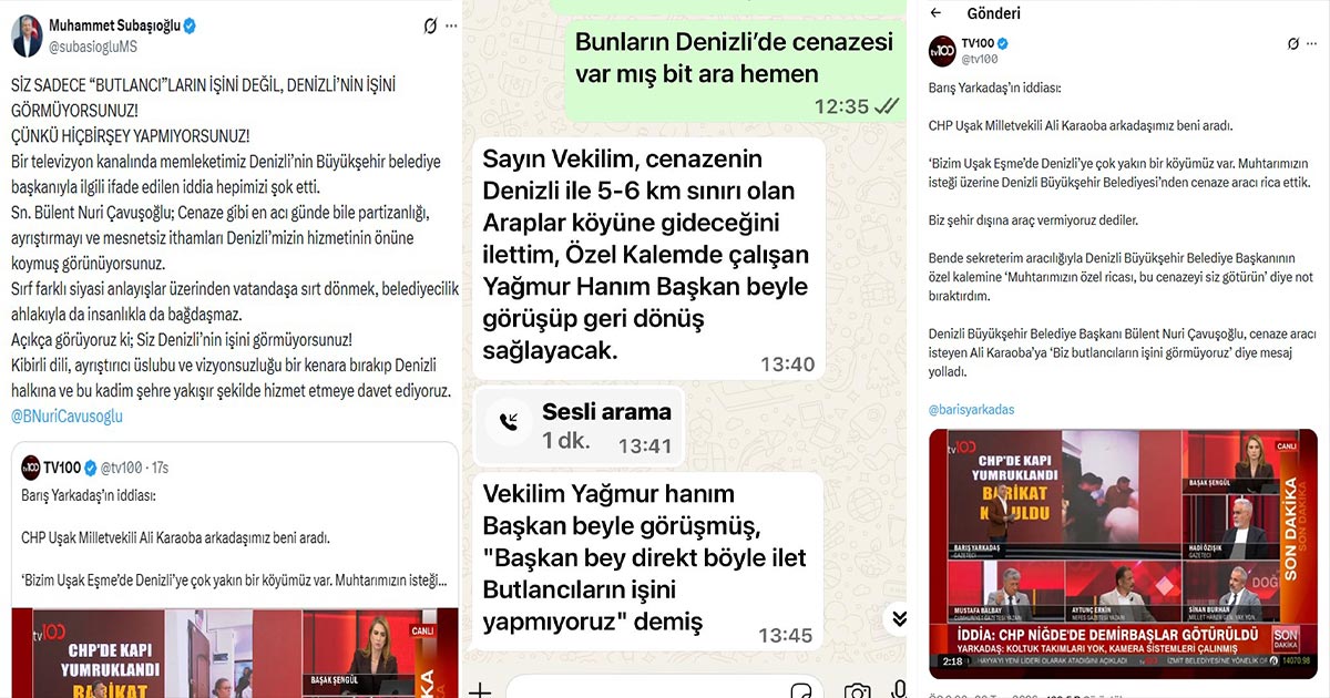 SİZ DENİZLİ’NİN İŞİNİ GÖRMÜYORSUNUZ!
