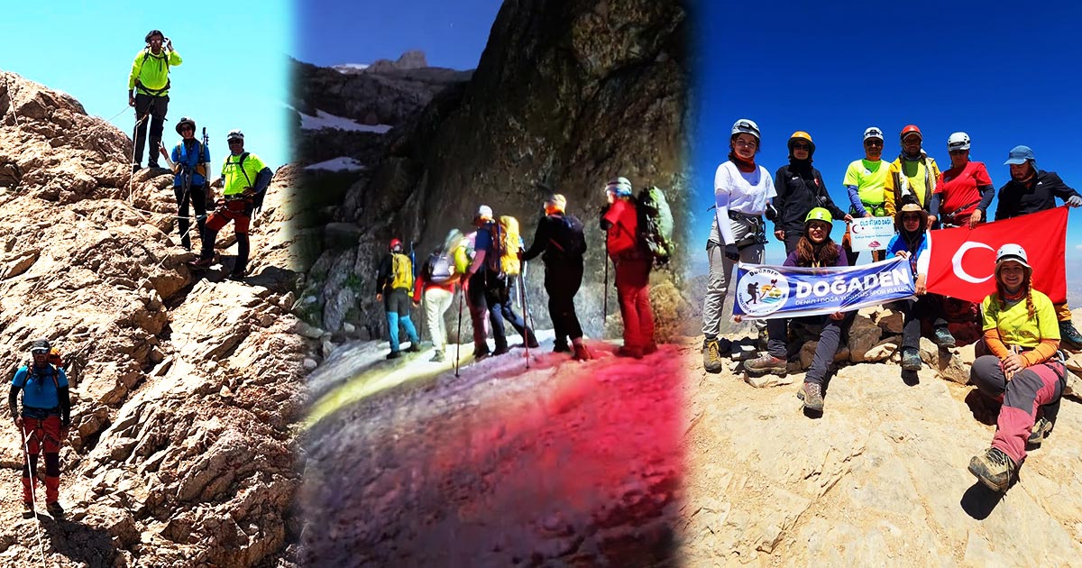 DENİZLİLİ DAĞCILAR HAKKARİ’NİN ZİRVESİNDE