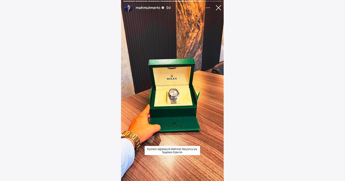 ROLEX TEPKİSİ İSTİFA GETİRDİ