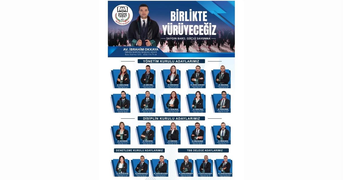 BAŞKAN ADAYLARI LİSTELERİNİ AÇIKLADI